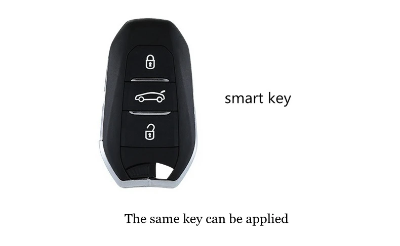 Роскошный Алмазный чехол для ключа автомобиля/Корпус Peugeot 2008 3008 4008 Citroen C4 C5 Smart key