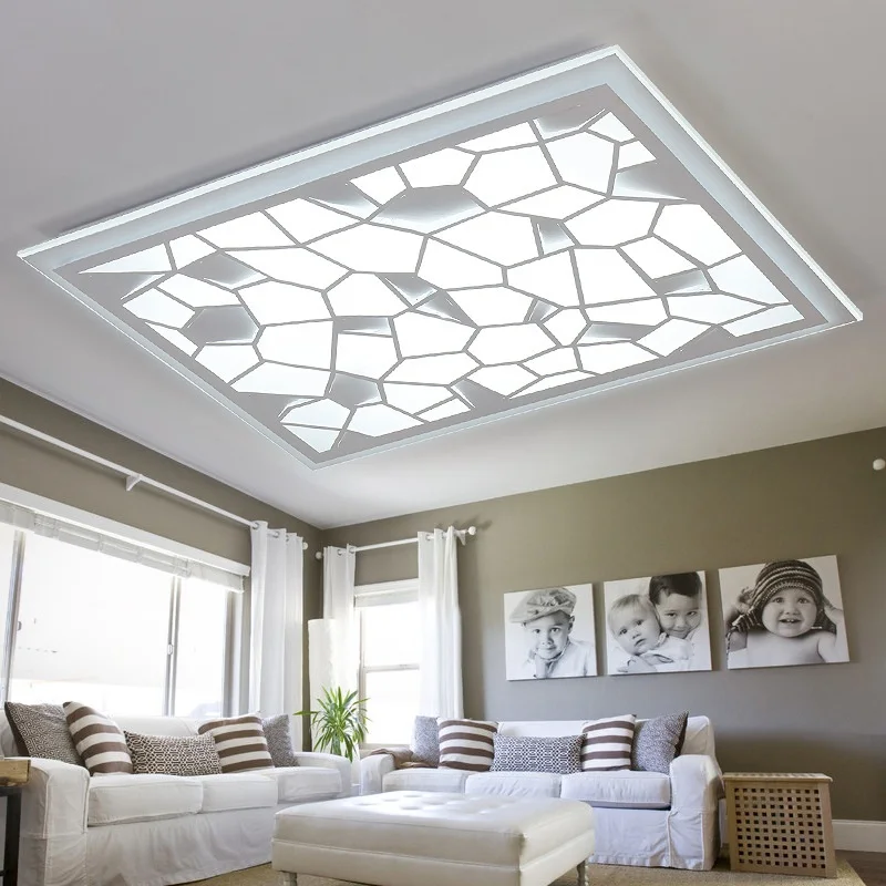 

Living Room Light Rectangular Modern Simple Ceiling Light Fashion LED Atmosphere Bedroom Light Creative Individual Ceiling lamp