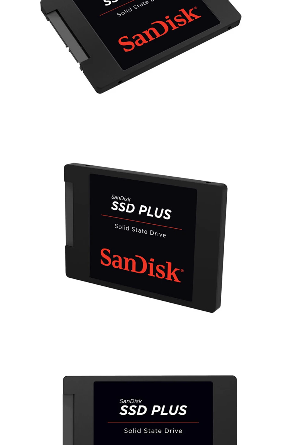 Sandisk SSD Plus Внутренний твердотельный жесткий диск SATA III 2," 120 GB 240GB 480GB ноутбук твердотельный диск SSD