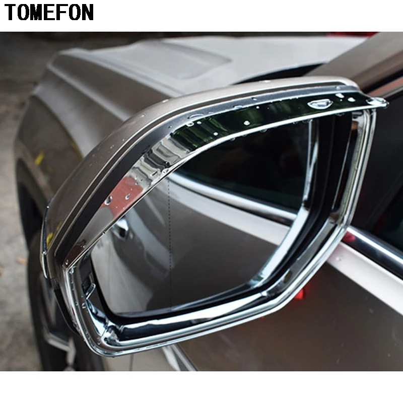 

2 шт., хромированные накладки на боковые зеркала заднего вида для Volkswagen VW Atlas Teramont 2017 2018