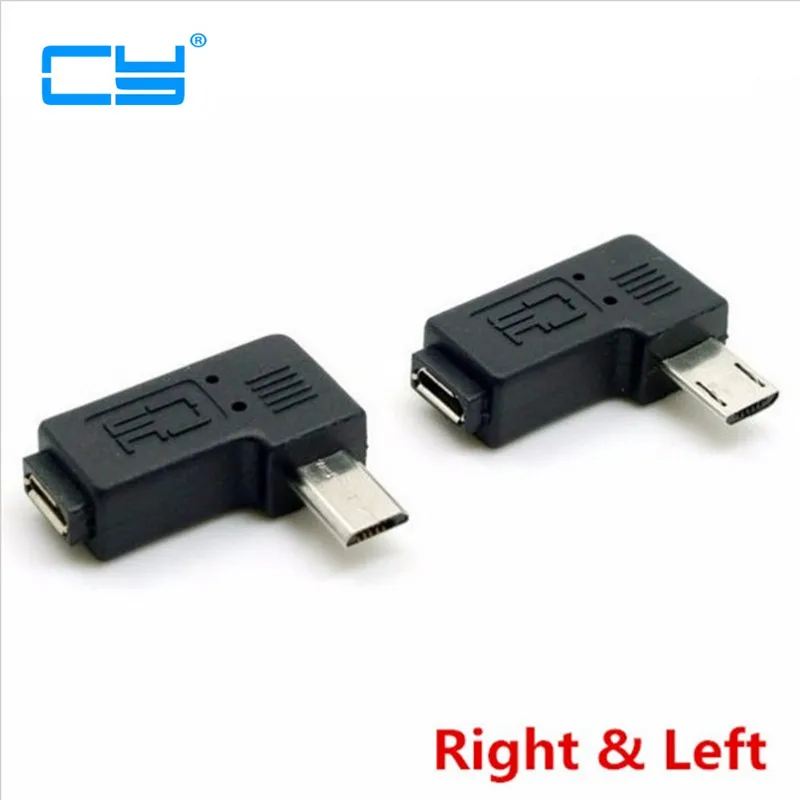 9 мм Длинный Штекерный разъем 90 градусов правый и левый Угловой Micro USB 3. 0 5Pin