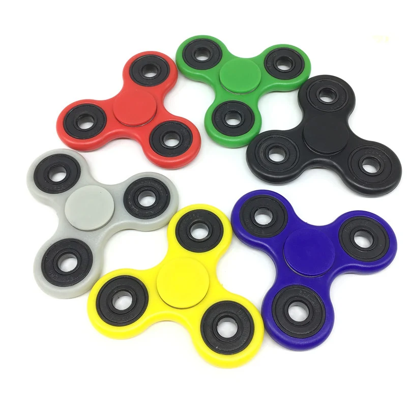 

Finger Spinner Toy Multi Color Triangle Gyro Fidget Plastic EDC Hand For Autism ADHD Anxiety Stress Relief Focus Toys Gift