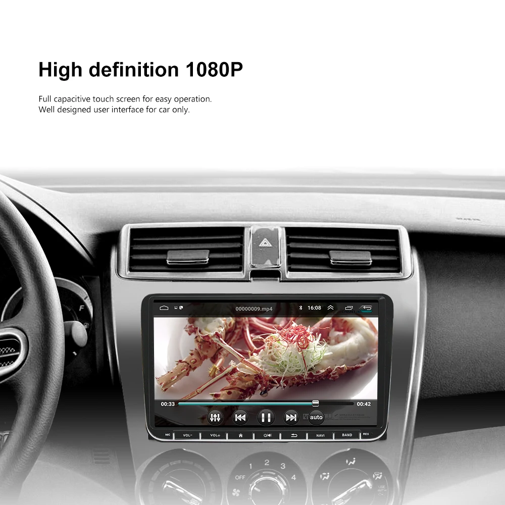 Camecho 9 дюймов сенсорный экран Android 8 1 автомобильный аудио для passat b7 b6 golf 5 Polo Tiguan octavia