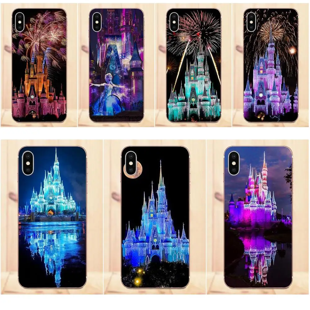 Maerknon мир Золушки замок фейерверк для Huawei G8 Honor 5C 5X 6 6X 7 8 9 Y5II Mate P7 P8 P9 P10 P20 Lite Plus 2017 -