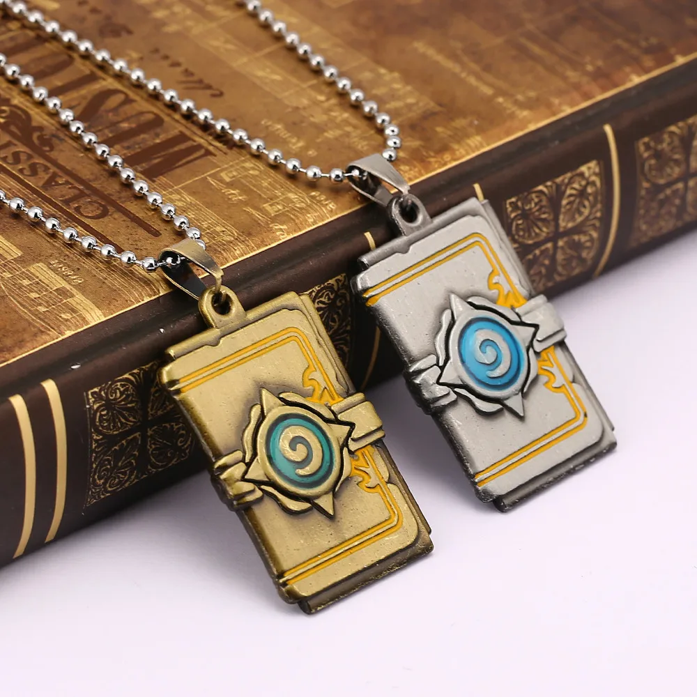 Игровая серия ювелирных изделий с логотипом Hearthstone винтажное ожерелье кулоном в