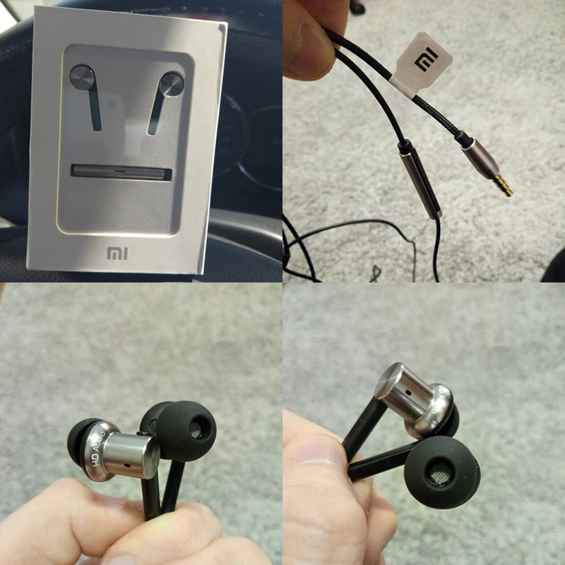 Оригинальные наушники вкладыши Xiaomi Hybrid Mi Piston Pro с микрофоном для телефонов Lenovo