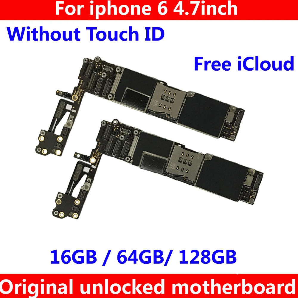 Без оригинального распознавания отпечатков пальцев для iphone 6 материнская плата 16