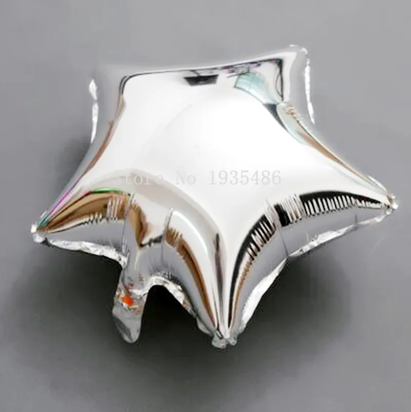 20pcs/Lot 10 Inch Foil Balloons Party Decoration Helium Inflatable balls Five-Pointed StarStar Wedding Aluminum Baloons | Дом и сад