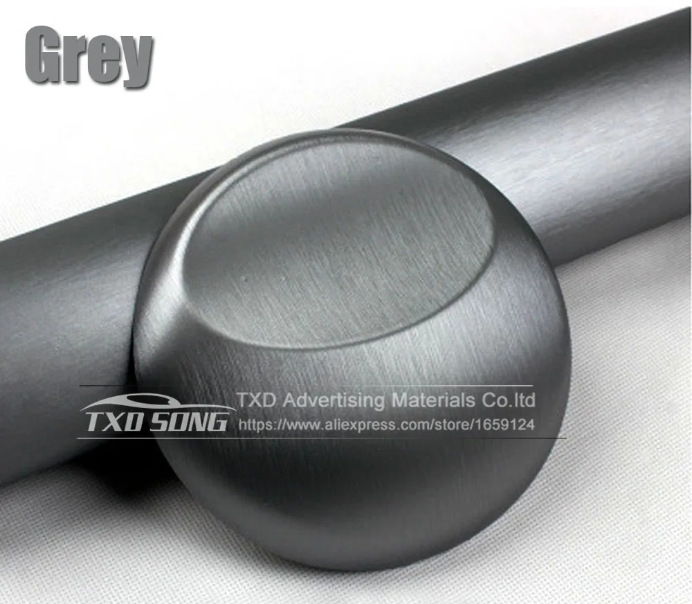 metallic grey Cay укладки градиентный нейтрально-серый фильтр металлик матовый Алюминий винил металлический виниловая пленка для отделки автомобиля стикер автомобиля с Размеры: 10/20 Вт, 30 Вт/40/50/60x152 см - Название цвета: metallic grey
