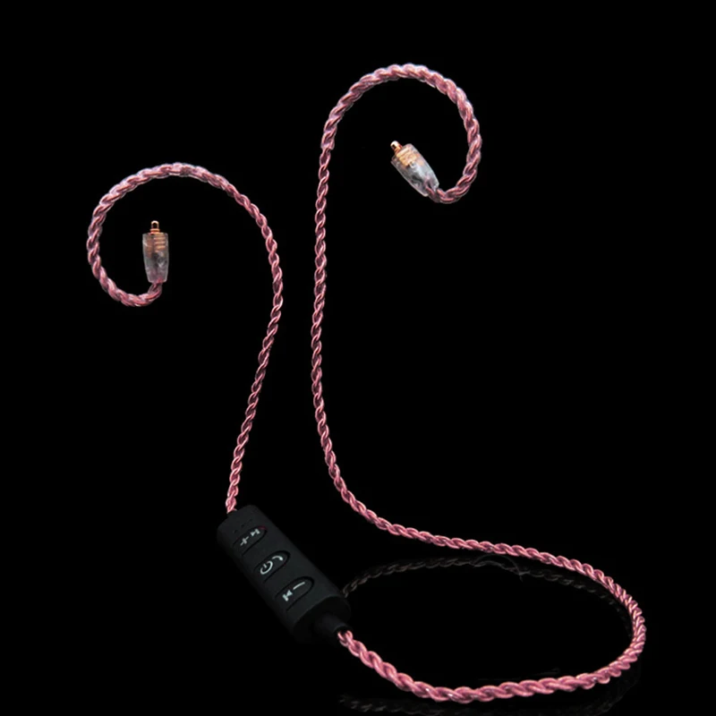 Новый MMCX Bluetooth кабель для Shure SE215 SE535 SE846 наушники Sennheiser ie80 ie8I UE TF10 TF15 ZST ZS3|Аксессуары