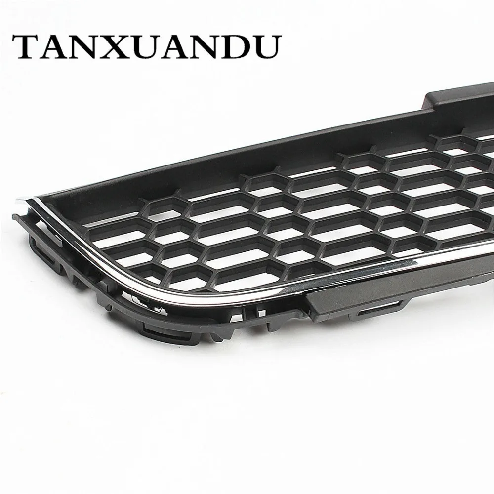Передний бампер Нижняя Центральная решетка сотовая хромированная решетка для VW Jetta MK6 VI новая
