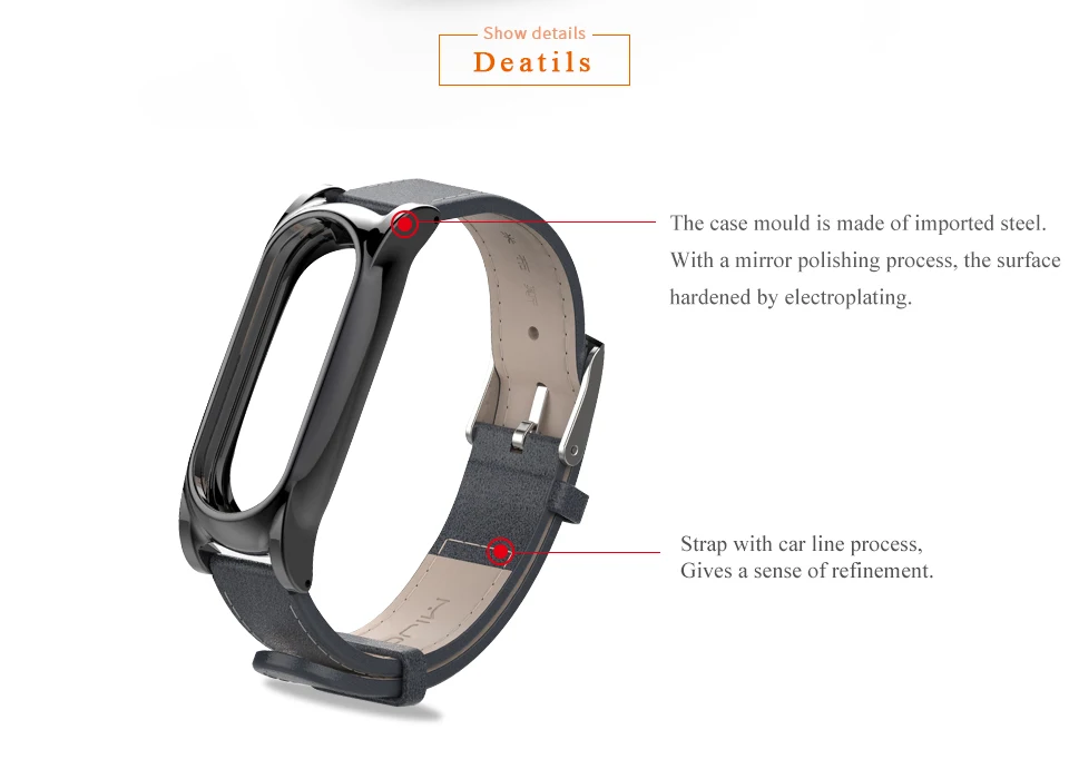 Ремешок mi jobs из искусственной кожи для Xiaomi mi Band 2 ремешок для mi Band 2 Смарт-часы браслет Безвинтовой браслет на запястье для mi band 2