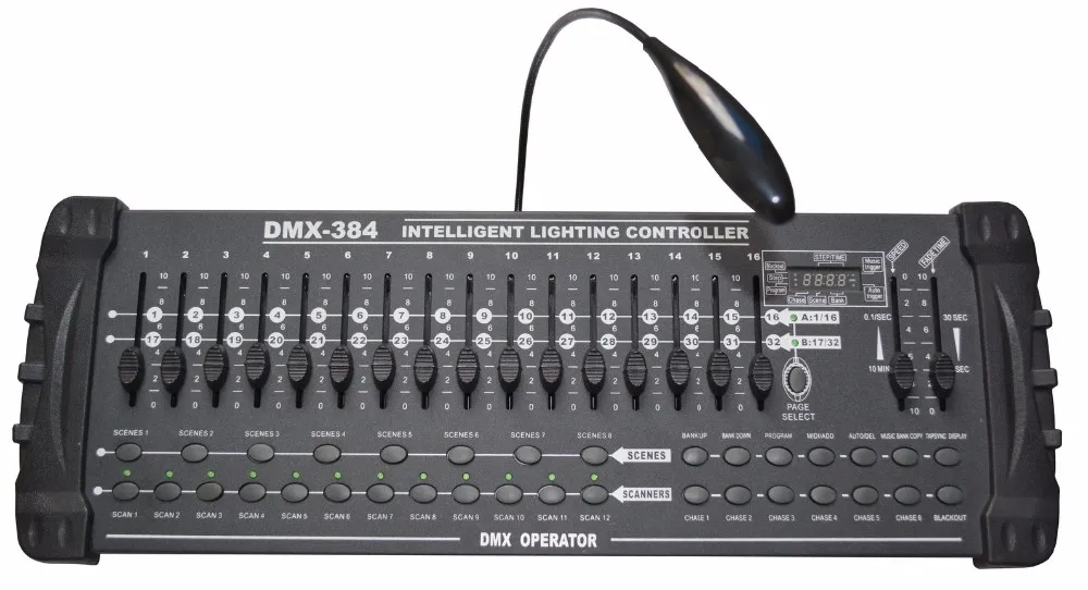 2 шт./лот DMX 384 контроллер с движущейся головкой световая консоль DJ 512 dmx