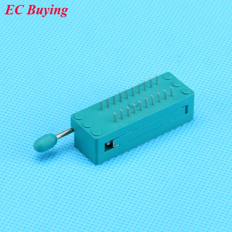 2 шт. 20 P на молнии узкая IC розетка 54 мм DIP Универсальная Тестовая контактов|ic socket|pin