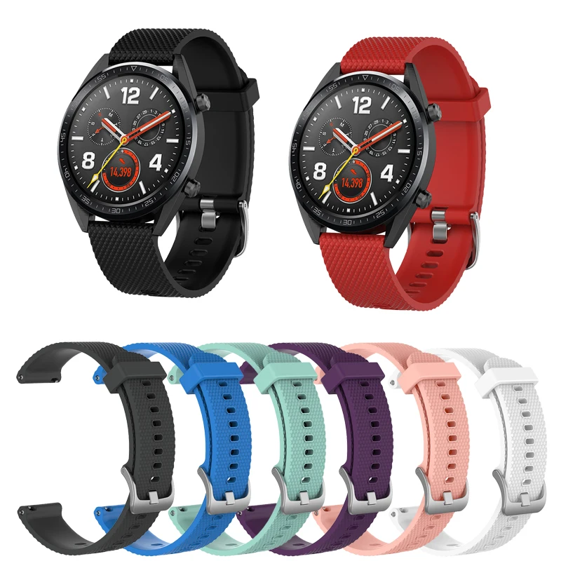 Резиновый ремешок для часов Модный мягкий силиконовый сменный 22 мм Huawei Magic/Watch