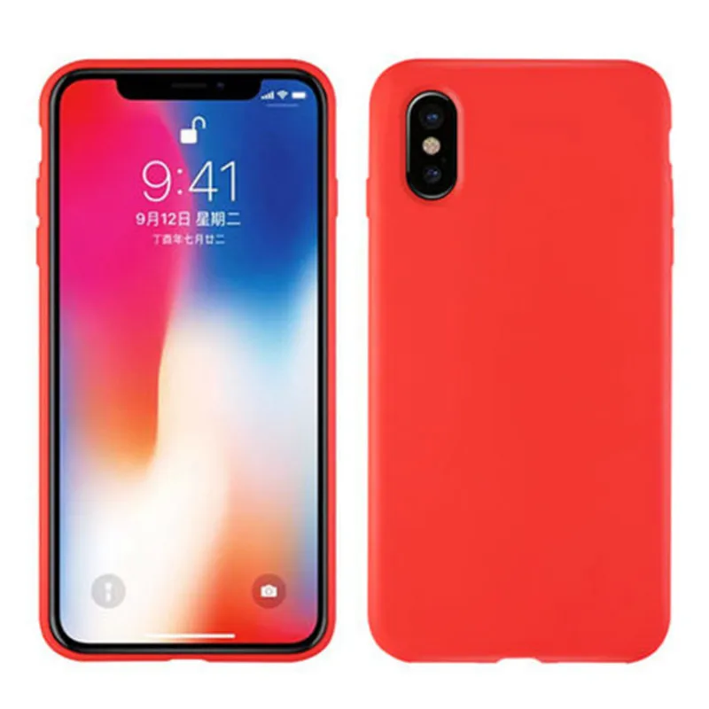 Жидкий силиконовый чехол xindman для iphone 6 6s plus 24 цвета Оригинальный 7 7plus 8 8plus X XS XR XSMAX