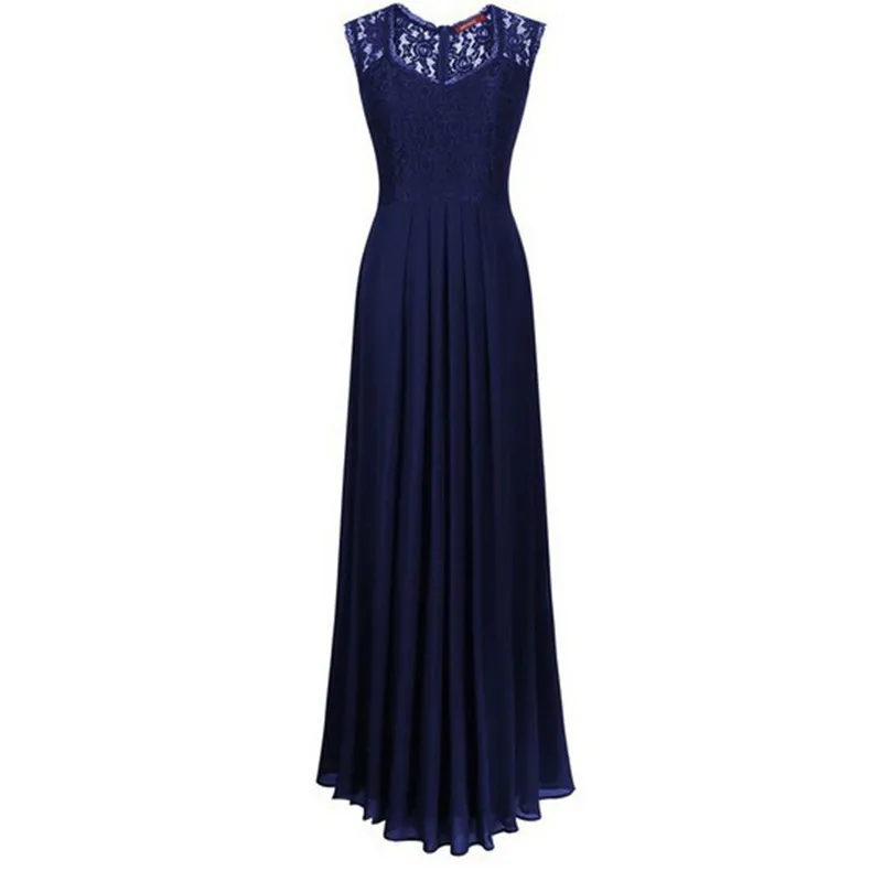 

Summer Dress Red Green Black S-2XL Floor-length Dresses 2019 New Summer Lace Stitching Sleeveless Sexy Maxi Dress Vestidos CX784