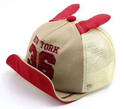 Весенне летняя детская бейсболка с 3D буквенным принтом 36 уши Микки регулируемая