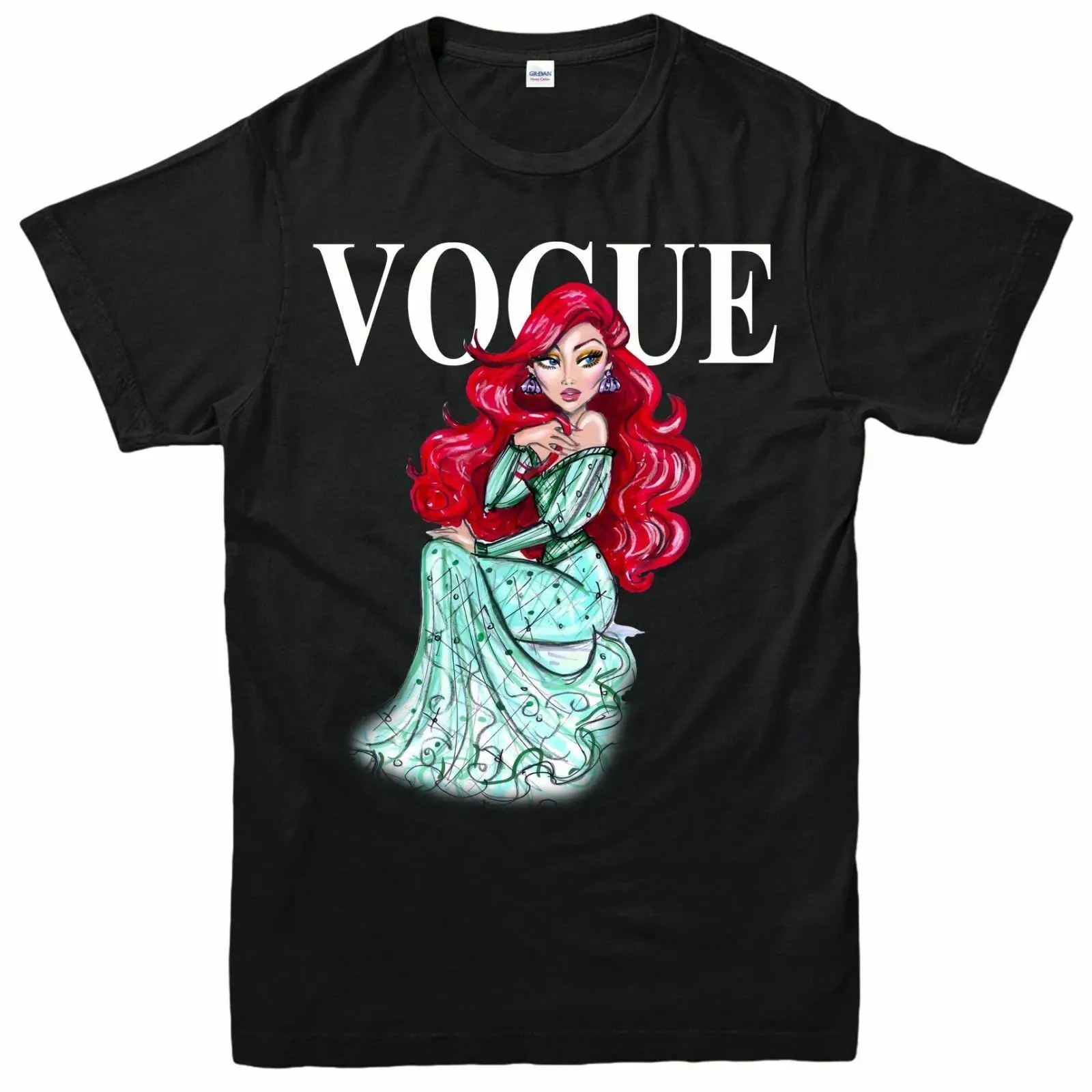 Divas Ariel Vogue Cover T Shirt Топ для взрослых и детей футболка унисекс Top2019 модный бренд 100%