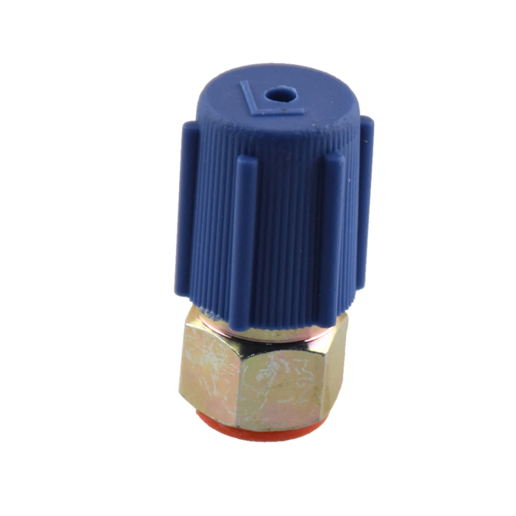 7/16 Low A/C Service Charging Port Adapter Retrofits R12 to R134a with Cap removable Schrader valve Hot Selling | Автомобили и