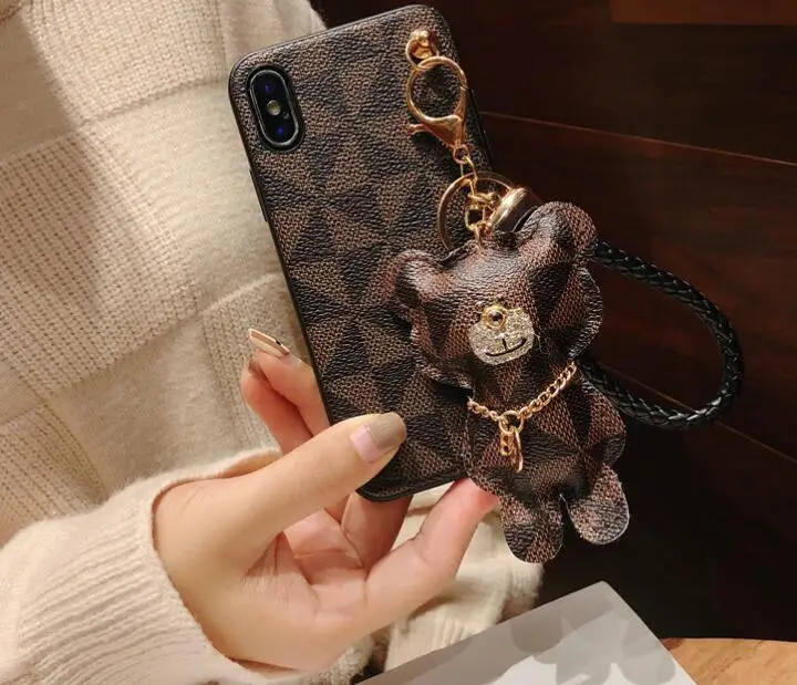 Leather Mat French luxury phone case for Iphone 6 6S 7 8 Plus X XR XS MAX protection back cover TPU fundas capa coque | Мобильные