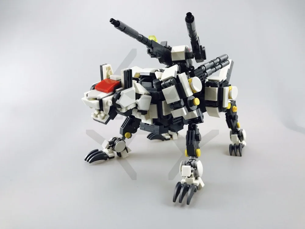 Конструктор MOC из комиксного клуба в наличии робот белый волк оригинальная экшн
