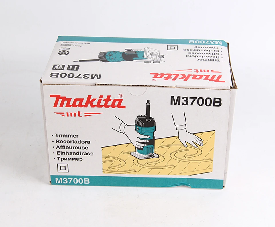 Фрезерный станок Makita M3700B деревообрабатывающий 530 Вт скорость 35000 об/мин резьба по
