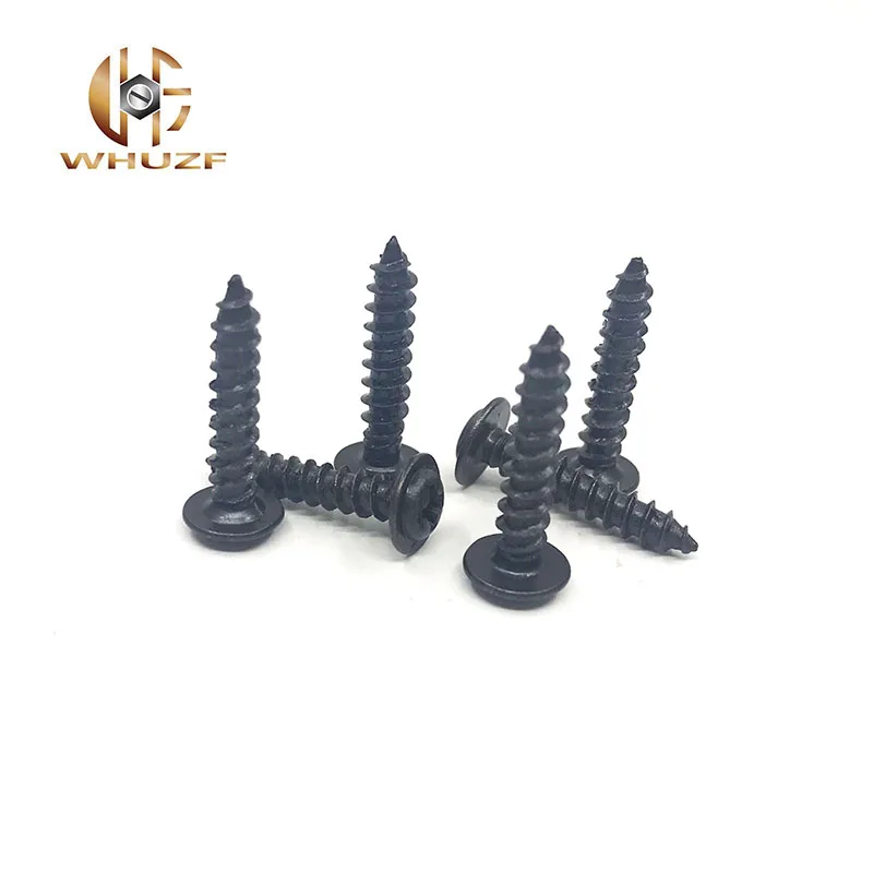 100 шт. самонарезающие винты с цилиндрической головкой черные M2.3 * 4/5/6/8/12 мм|Винты| |