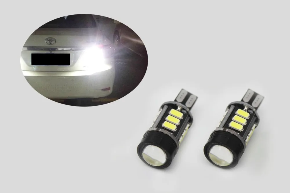 2 шт. супер яркий T15 921 W16W 12SMD 5630 5730 светодиодный высокомощная саn шина ошибок