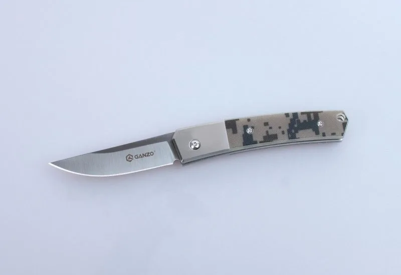 58-60HRC Ganzo Жар-птица G7361-WD1 G7361-WD2 440C Лезвие деревянная ручка складной нож выживания кемпинг инструмент охотничий карманный нож такт - Цвет: G7361-como