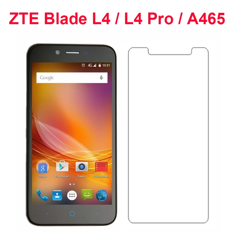 Взрывозащищенное Закаленное стекло для ZTE Blade A465 L4 pro защита экрана ультратонкая