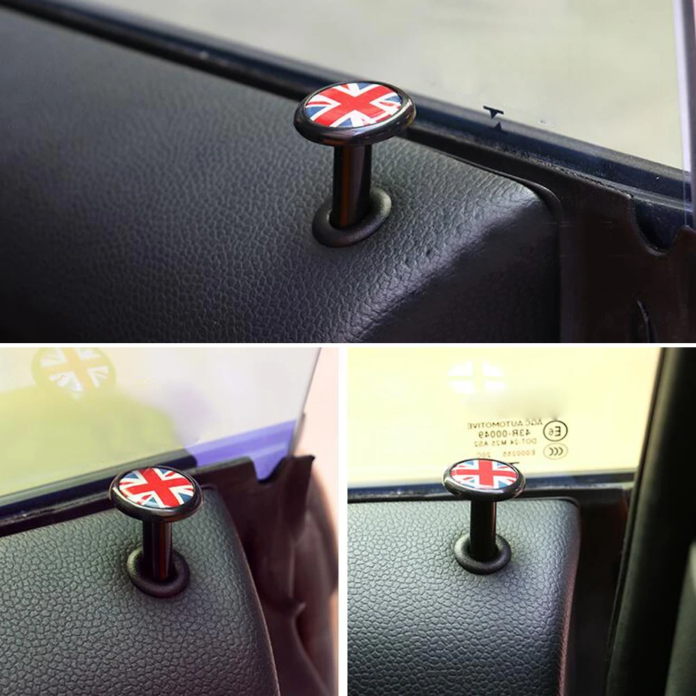 

4pcs Car Interior Door Lock Pin Cover ABS Sticker Universal for MINI COOPER JCW Clubman Countryman Clubman F54 F55 F56 R60 F60