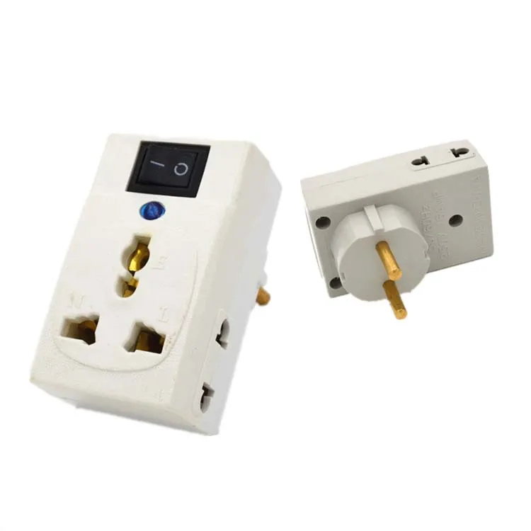 Домашняя дорожная электрическая розетка адаптер с вилкой европейского