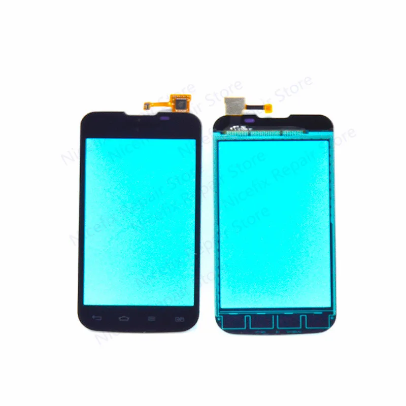 5Pcs/lot GOOD Working Black White Replacement Glass Panel Lens Touch Screen Digitizer For LG E455 Optimus L5 II Free shipping | Мобильные