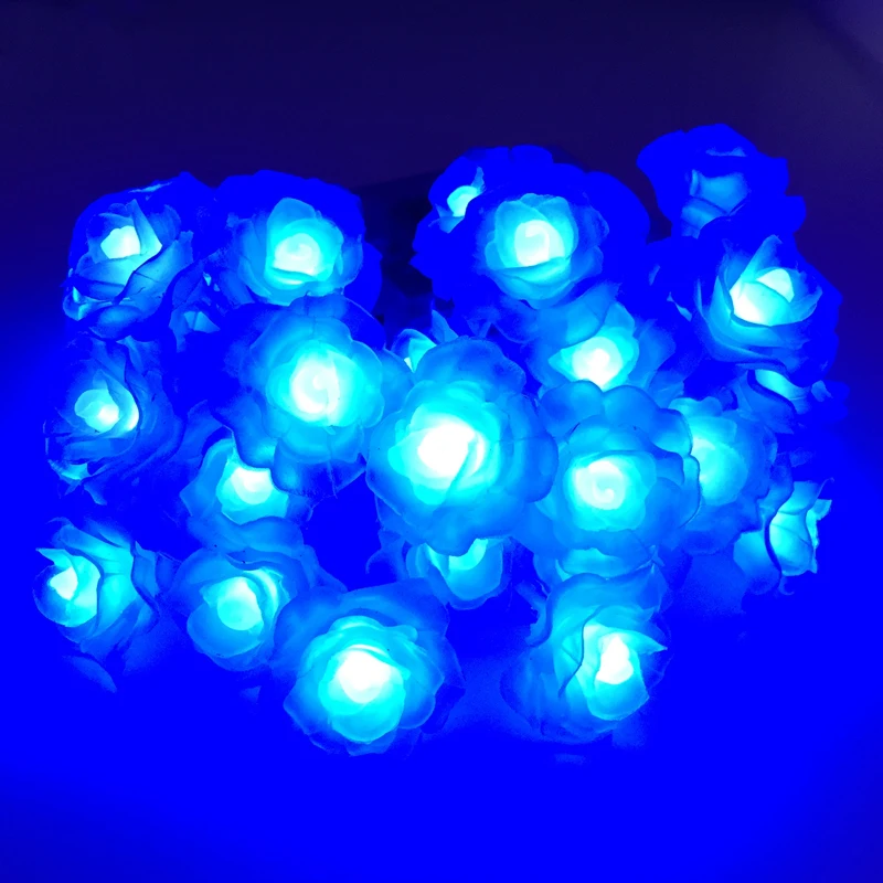 Гирлянда светодиодная с питанием от батареи в виде розы 5 м 40 светодиодов|lights for