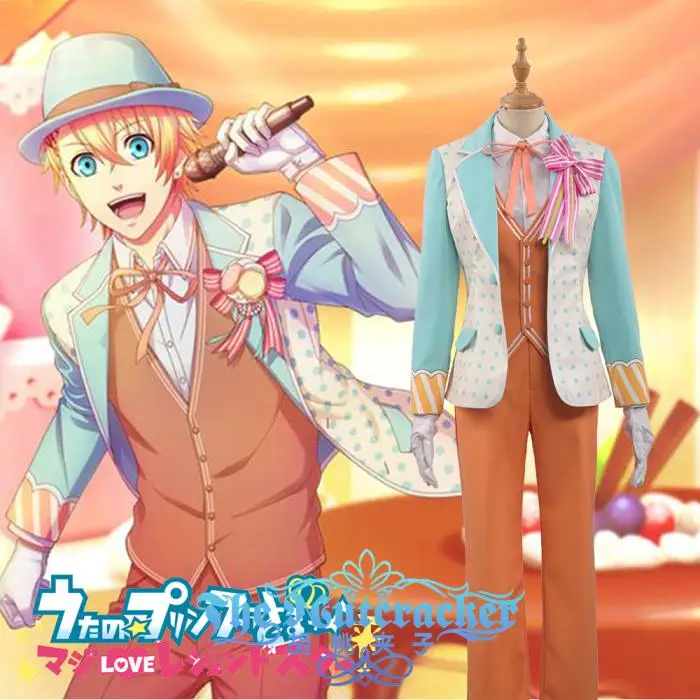 Аниме! Милая Косплей Униформа Uta no Purinsu Sama Cafe Live Kurusu Syo sj готический повседневный