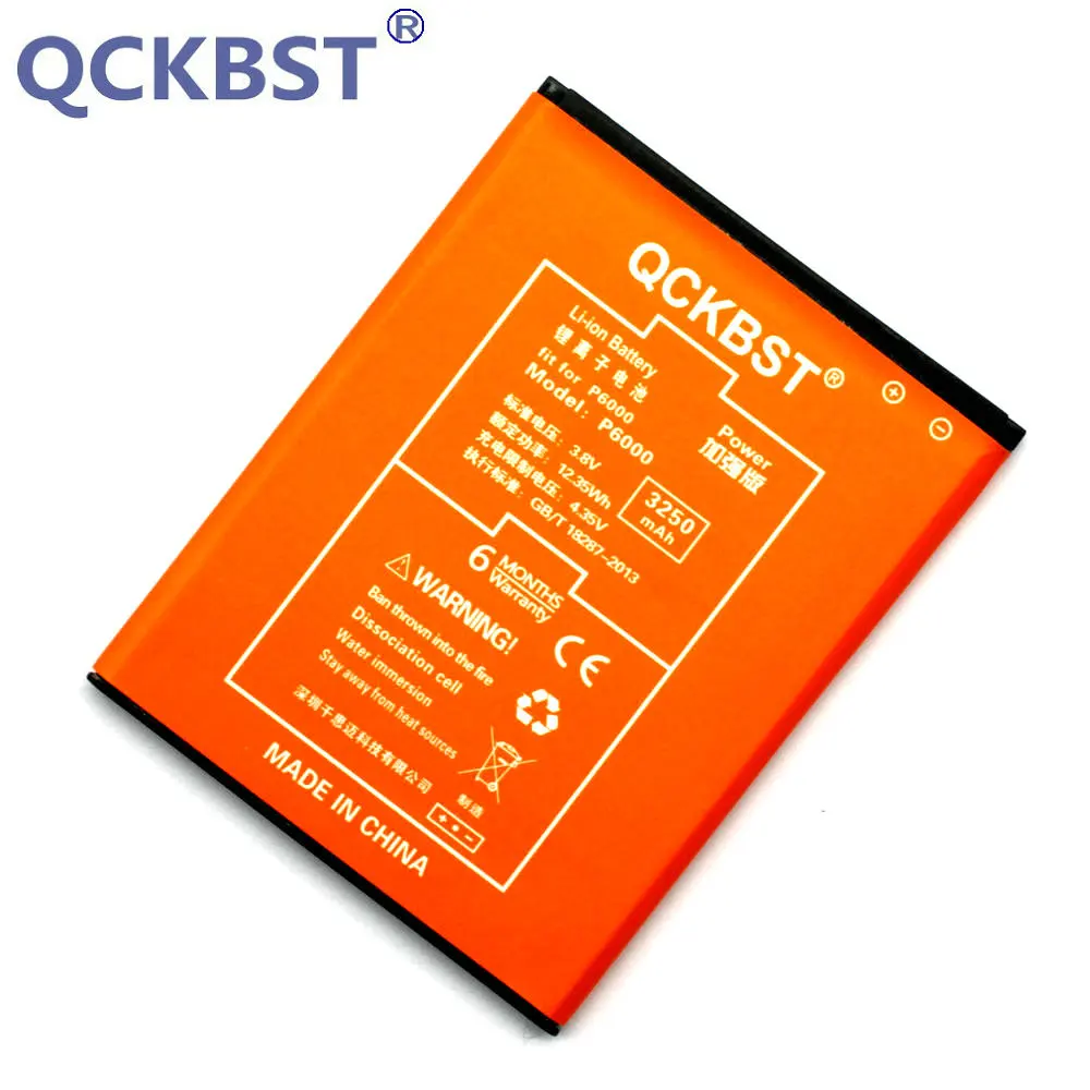 Аккумулятор QCKBST 3250 мАч Elephone P6000 для / P6000pro литий-ионные батареи телефона |