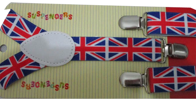 Регулируемые подтяжки с флагом США/Великобритании для детей новая мода 2018