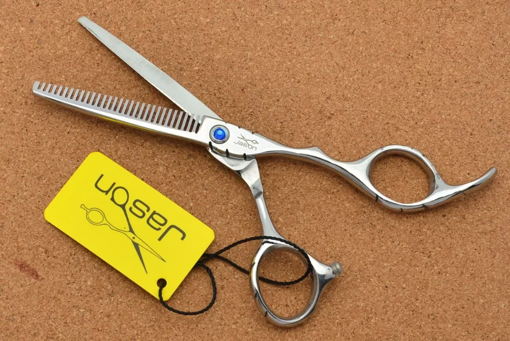 308 #6 ''бренд Jason высококачественные Парикмахерские ножницы большие стразы 440C