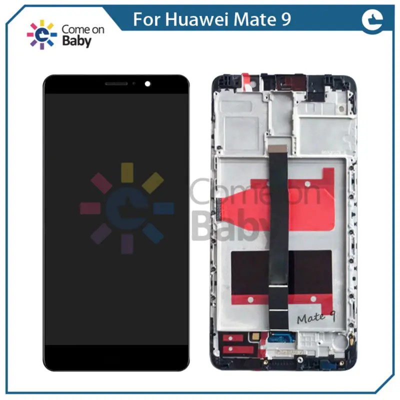 100% протестированный экран для Huawei Mate 9 ЖК-дисплей + сенсорный сенсор полный