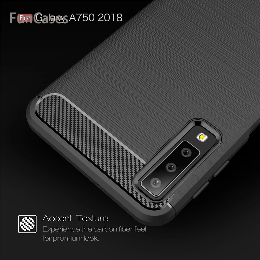 Для Samsung Galaxy A7 2018 A750 чехол противоударный Мягкий ТПУ силиконовый для задней