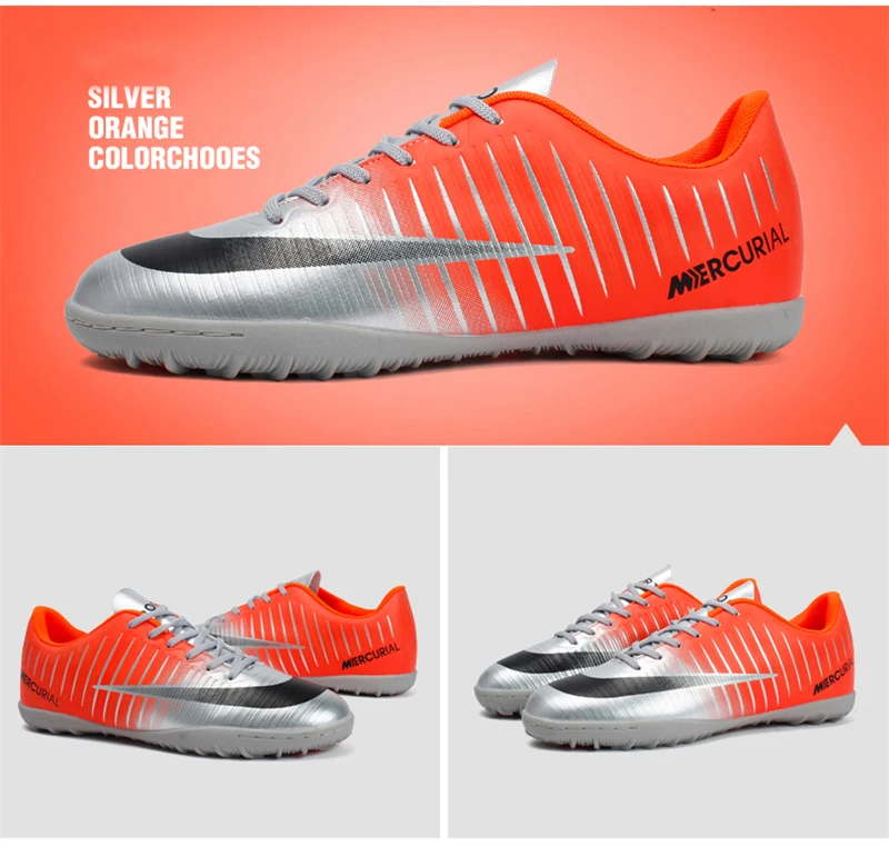 HUMTTO Soccer Shoes Men Outdoor Non Slip Football Sport Shoes Male Professional Cleats Lightweight Futsal Athletic Soccer Shoes