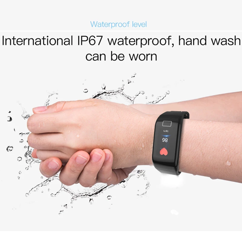 Color Screen Smart Watch Men Fitness Tracker Heart Rate Blood Pressure Monitor Sport Women Watches Smartwatch for Android iOS |