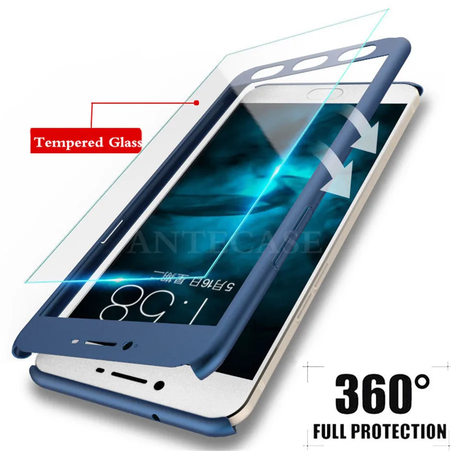 Высококачественный защитный чехол для OPPO A3 A5 Стекло R17 R7 R7S R9 R9S R11 R11S плюс R15 Полный
