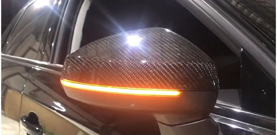 Дымчатый динамический мигалка для Audi A3 8V S3 RS3 2013 2018 последовательные указатели