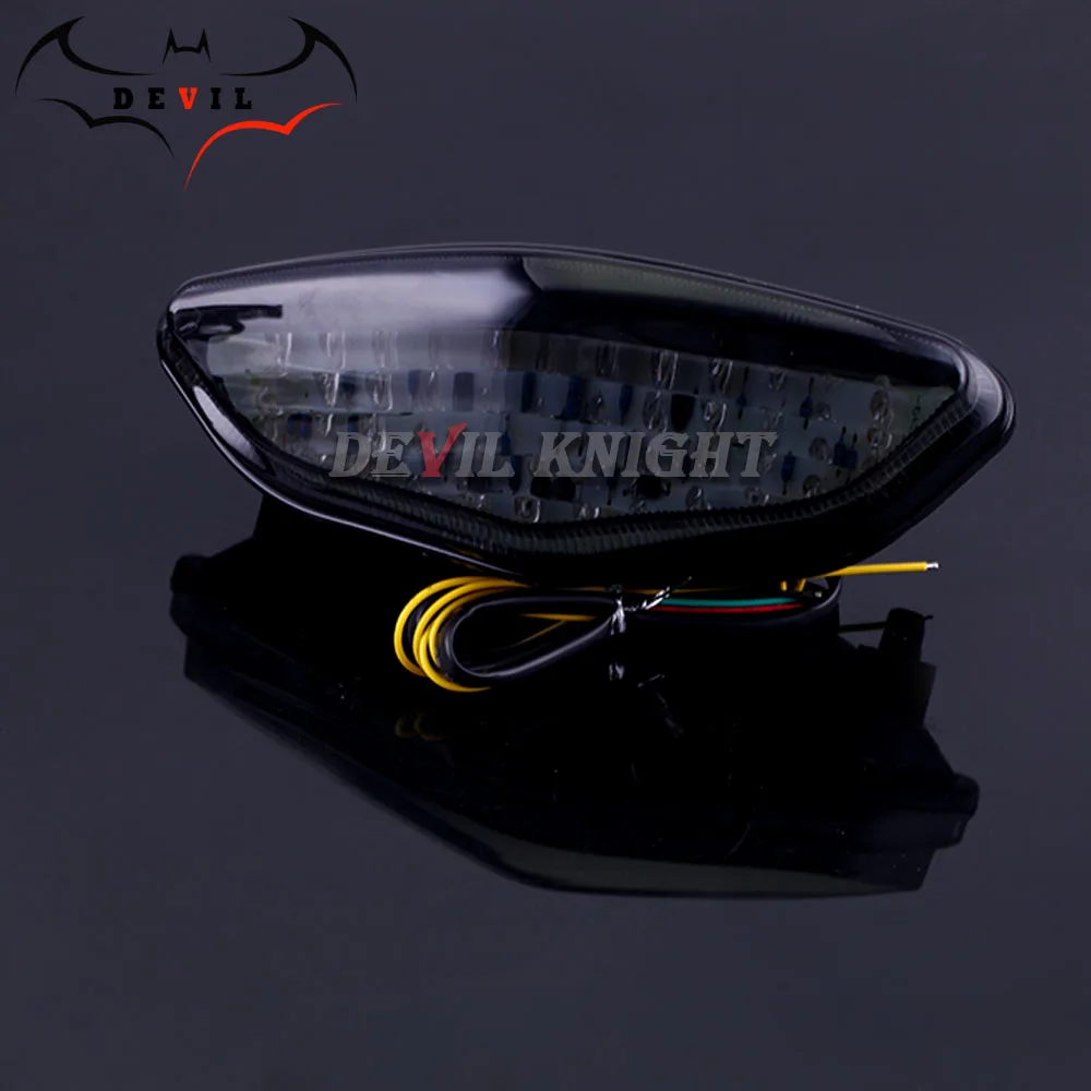 smoke 1 Для Suzuki DL 650 DL 1000 v-strom 2003-2008 2004 2005 задний фонарь стоп-сигнал встроенные Сигналы поворота светодиодный свет фара для мотоцикла - Цвет: smoke 1