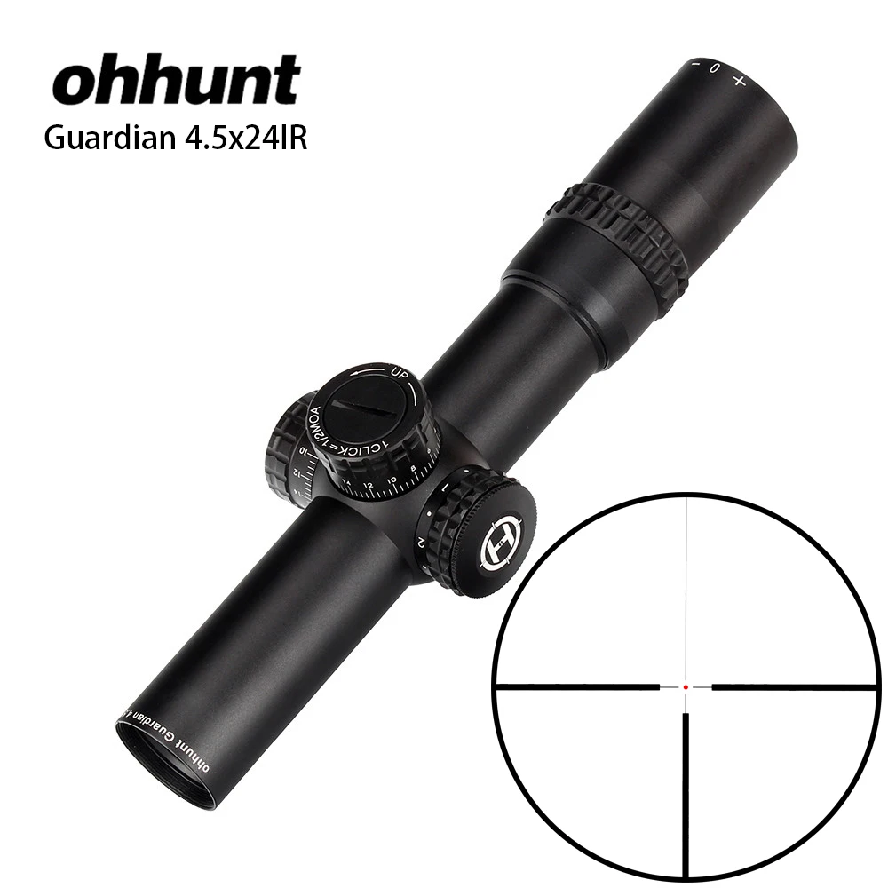 Ohhunt Guardian компактный охотничий прицел 25 4 мм или 30 трубка тактическая Оптика Fogproof