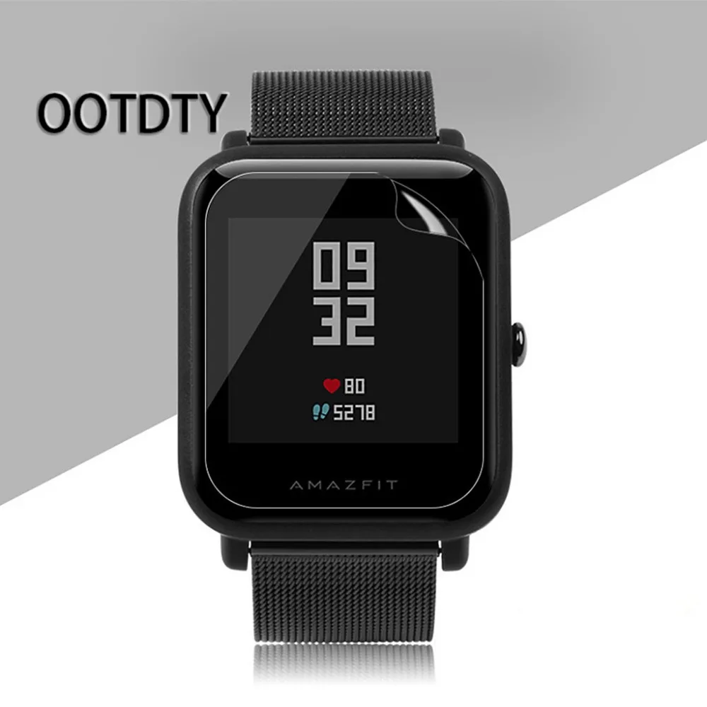 2x ТПУ Защитная пленка для экрана Xiaomi Huami Amazfit Bip PACE Lite Youth Smart Watch