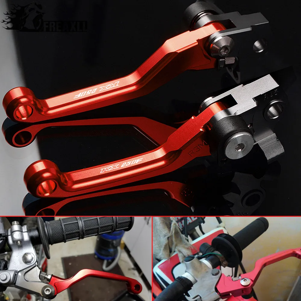Поворотные рычаги тормоза и сцепления для мотоциклов Kawasaki KX250F KX 250 F 250F 2005 2006 2007 2008