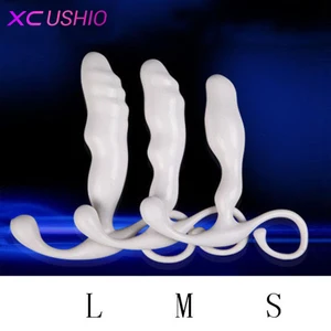 Массажер простаты для мужчин, Анальная пробка, мастурбатор для точки G, товары для взрослых, эротические игрушки, интимные игрушки для мужчин и геев